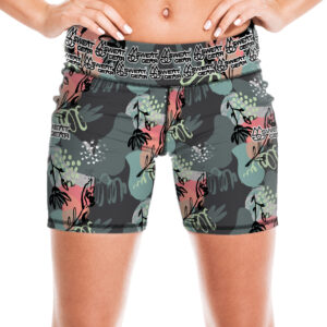 Forest Art Bootie Short Tights