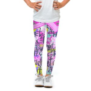 Graffiti Girl Full Kids Tights